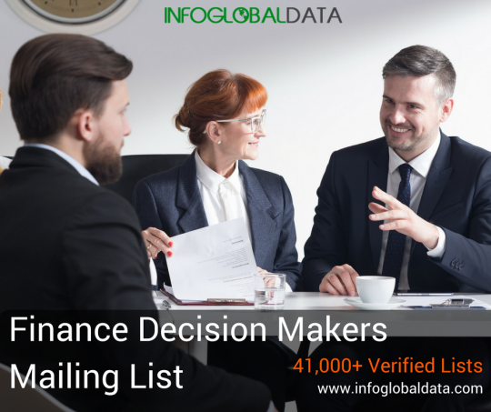 Finance Decision Makers Mailing List