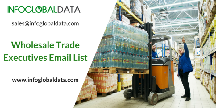 Wholesale Trade Executives Email List